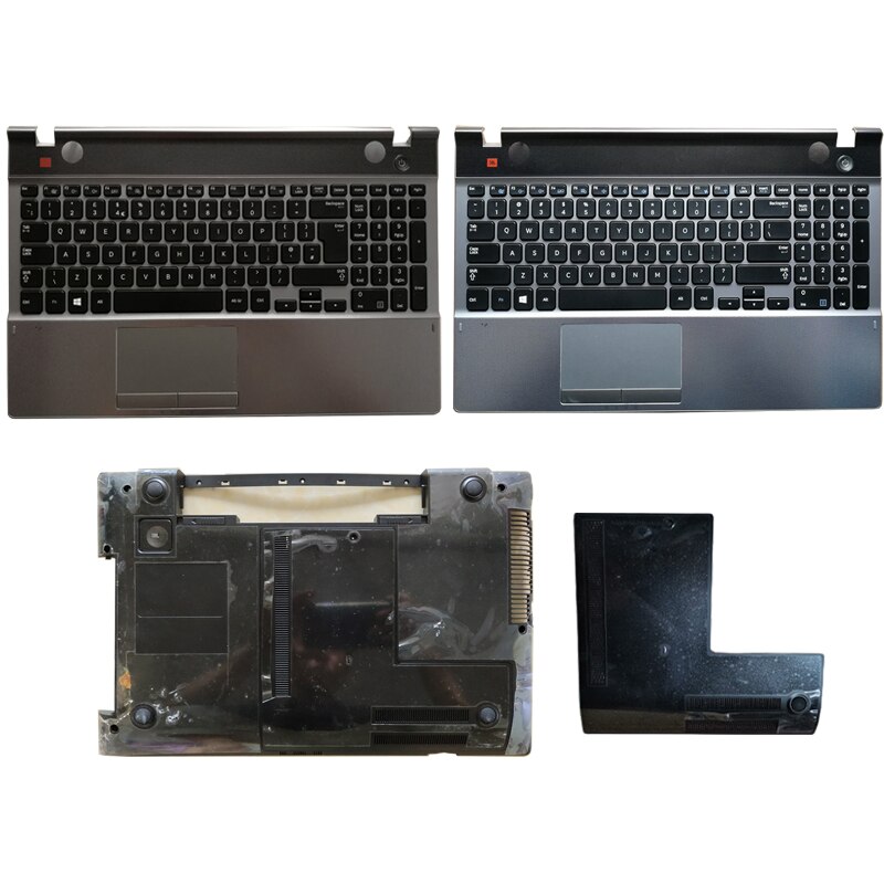 Voor Samsung NP550P5C 500P5C Serie Laptop Palmrest Met Toetsenbord Uk Us/Bottom Case Shell C D E Cover