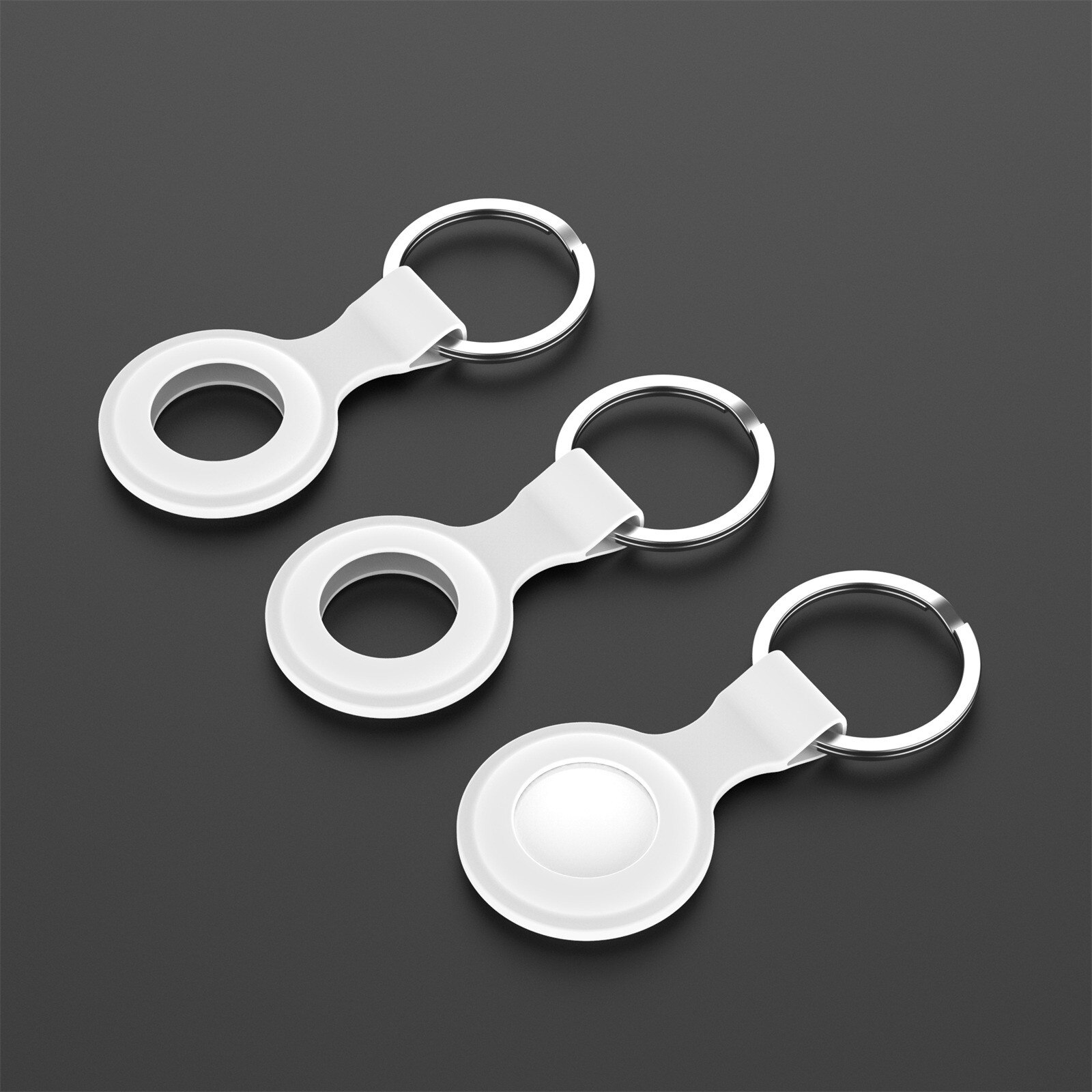Protective Silicone Case for Apple AirTag - Anti-Lost Keychain Tracker Cover