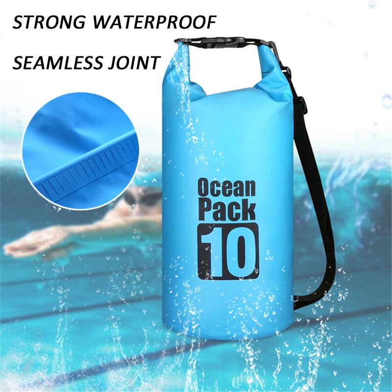 Outdoor Waterproof Dry Backpack Water Floating Bag Roll Top Sack for Kayaking Rafting Boating River Trekking Swimming Pool kayak