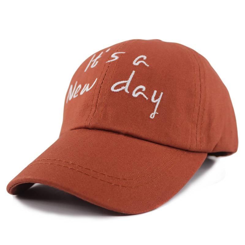 Nuevas gorras de béisbol para niños y niñas, gorras de Sol para exteriores, gorras deportivas informales ajustables con letras para verano: Marrón