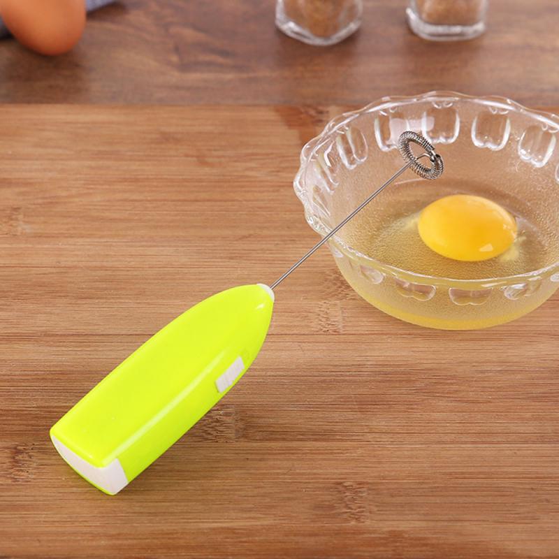 Milk Drink Coffee Whisk Mixer Electric Egg Beater Frother Foamer Mini Handle Stirrer Practical Home Kitchen Cooking Tools