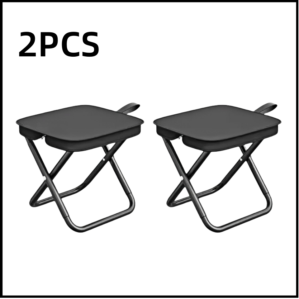 Draagbare multifunctionele outdoor lichtgewicht compacte klapstoel campingstoel reisstoel wandelen picknick viskruk: Bruin