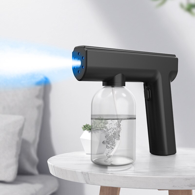 300ml Hand-held Atomizer Spray Gun Nano Mist Sprayer Santitizer Machine Cordless Electric ULV Fogger For Office Garden Sprayer