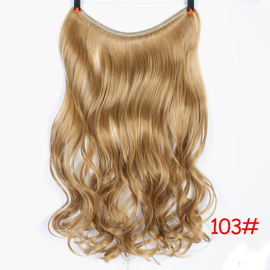 Extensiones de pelo Natural liso WERD, extensiones de pelo Artificial de fibra química de alta temperatura, pelo grande ondulado