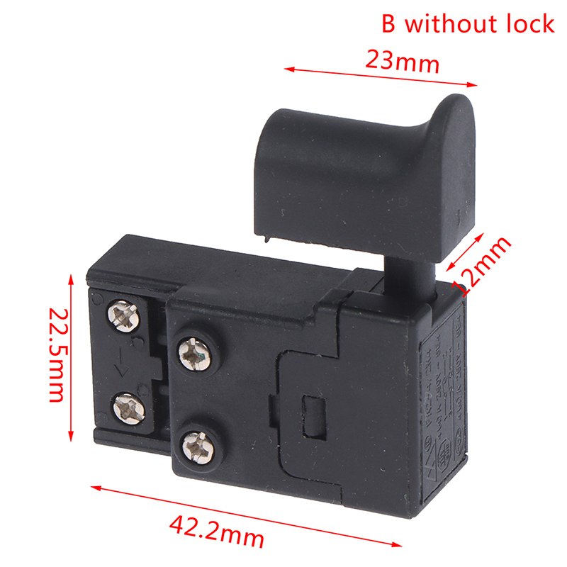 Interruptor de gatillo de herramienta eléctrica, botón de gatillo de Control de velocidad para martillo eléctrico
