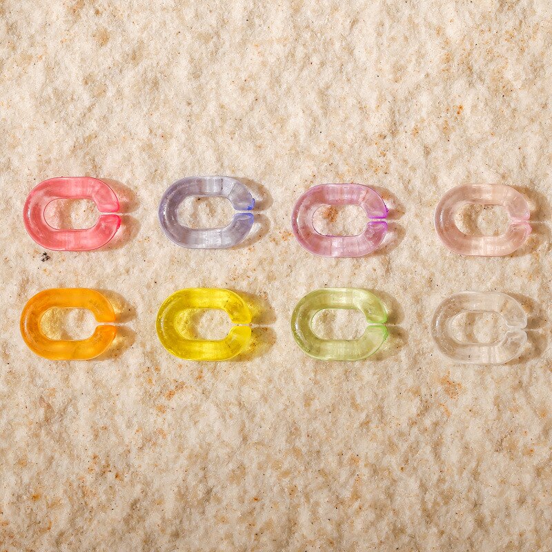 50 st nagelkonst strass oval nyckelring regnbågsfärger 3d nagelhartsberlocker för manikyr nageltillbehör för pysselhantverk