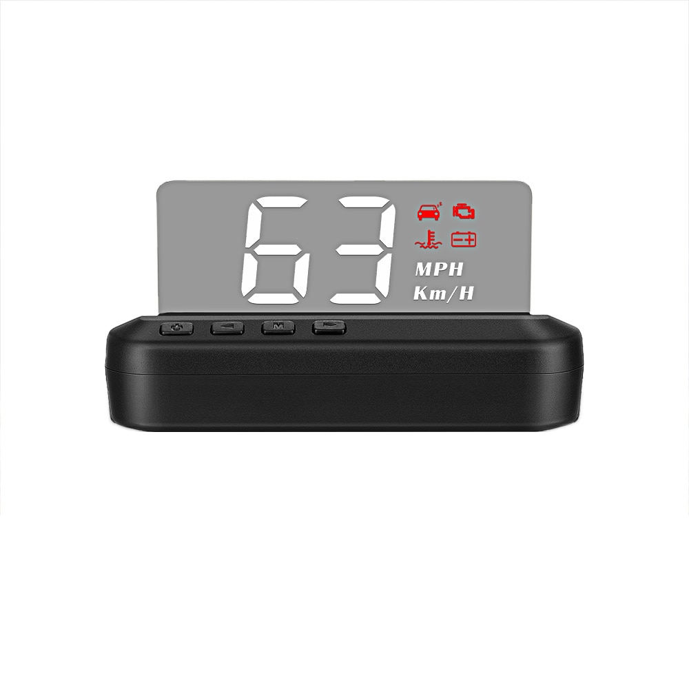 Energy Saving HUD Screen Multifunction OBD LCD High Clear Durable Compact HUD Device Box Machine LCD Practical Automatic Device