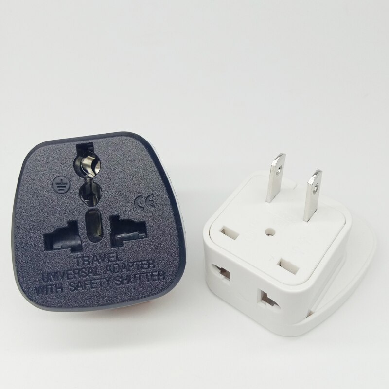 Power Adapter Travel Adapter 2 pin USA Converter au UK EU Universal US Plug Oplader Voor Canada Brazilië mexico