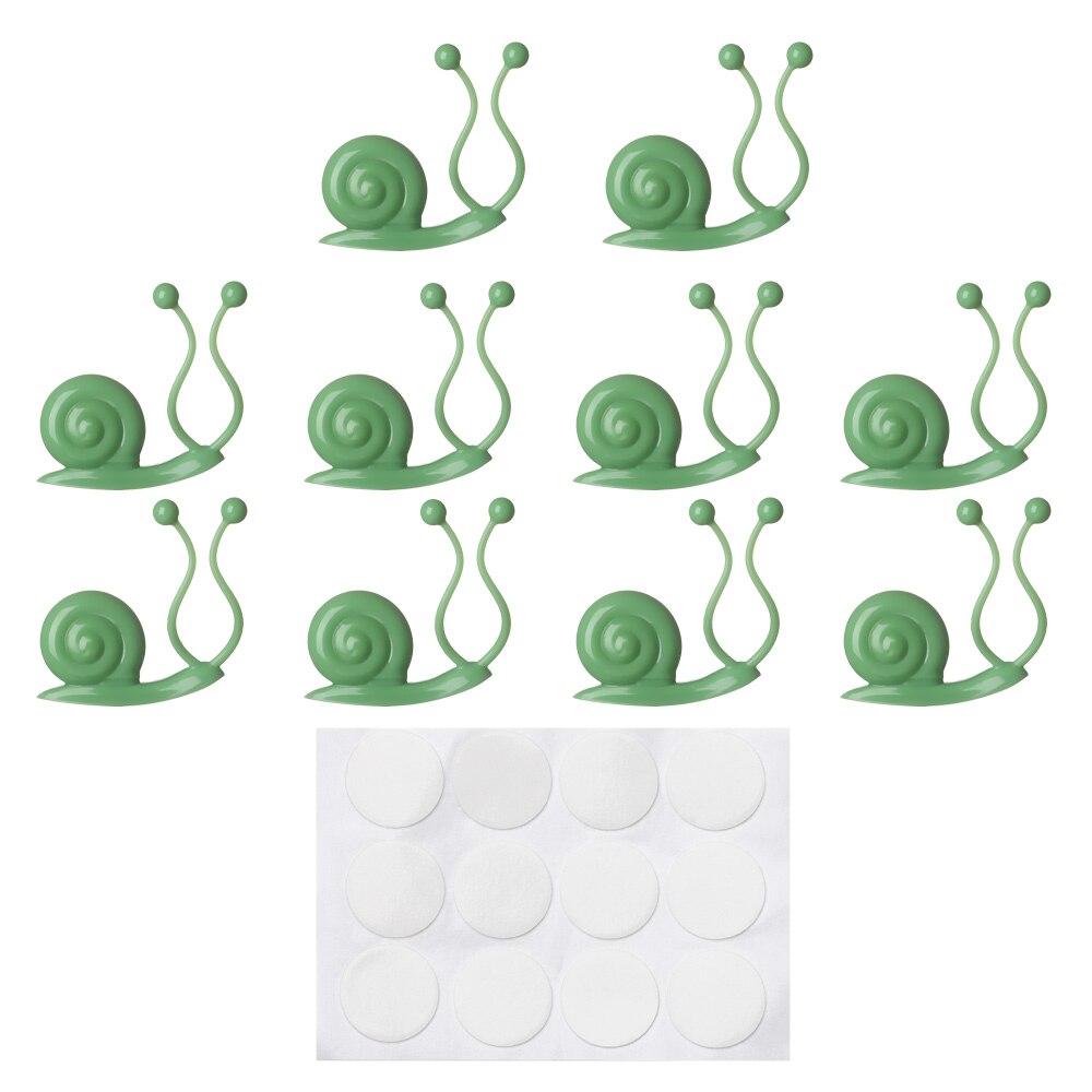 Slak Vorm Plant Enten Clips Groenten Gebonden Bloemen Holder Haken Tak Holding Wijnstok Fixatie Tuingereedschap 10 Stks/set: Green