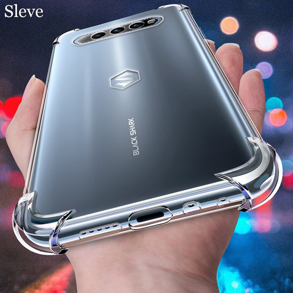 Case Voor Black Shark 4 Versterkte Hoek Airbag Soft Tpu Clear Shockproof Cover Voor Xiaomi Black Shark 4 Pro: Blackshark 4 Pro