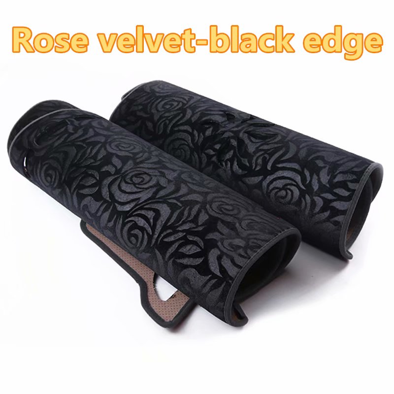 Estilo de coche cubre salpicadero Dash Mat sombra del tablero para Mitsubishi Outlander P-HEV , , , , , , RHD: Rosa