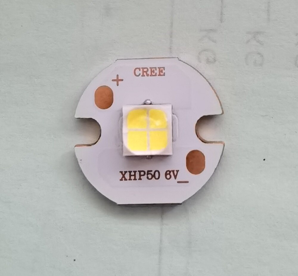 1-10PCS China XHP50 replace CREE XHP50 LED Beads Cold Whtie 6500k Neutral White 4500K LED Emitter 6V 12V on16MM 20MM Copper PCB