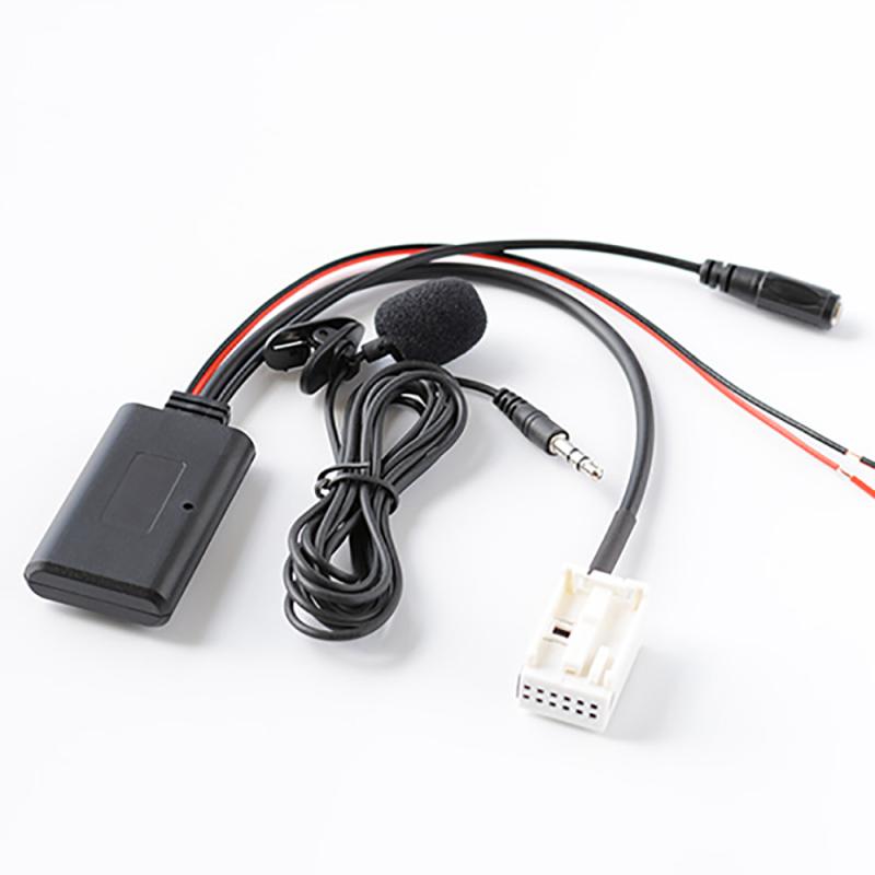 Adaptador de micrófono manos libres para coche, Radio con bluetooth, música, AUX, llamada telefónica, para Peugeot, Citroen C1, C2, C3, C4, Blaupunkt/VDO/para RD4