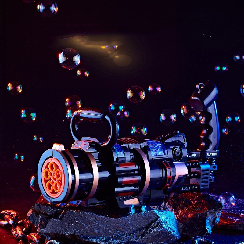 Elektrische Bubble Machine Multifunctionele Sound Lichte Muziek Automatische Bubble Blower Speelgoed M09