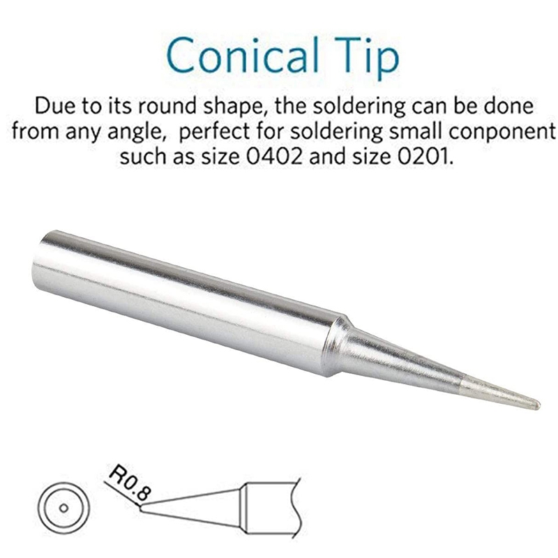 JFBL 5Pcs ST Series Soldering Tip for Weller WLC100, WP25, WP30, SP40L,SP40N and WP35 Irons Tips