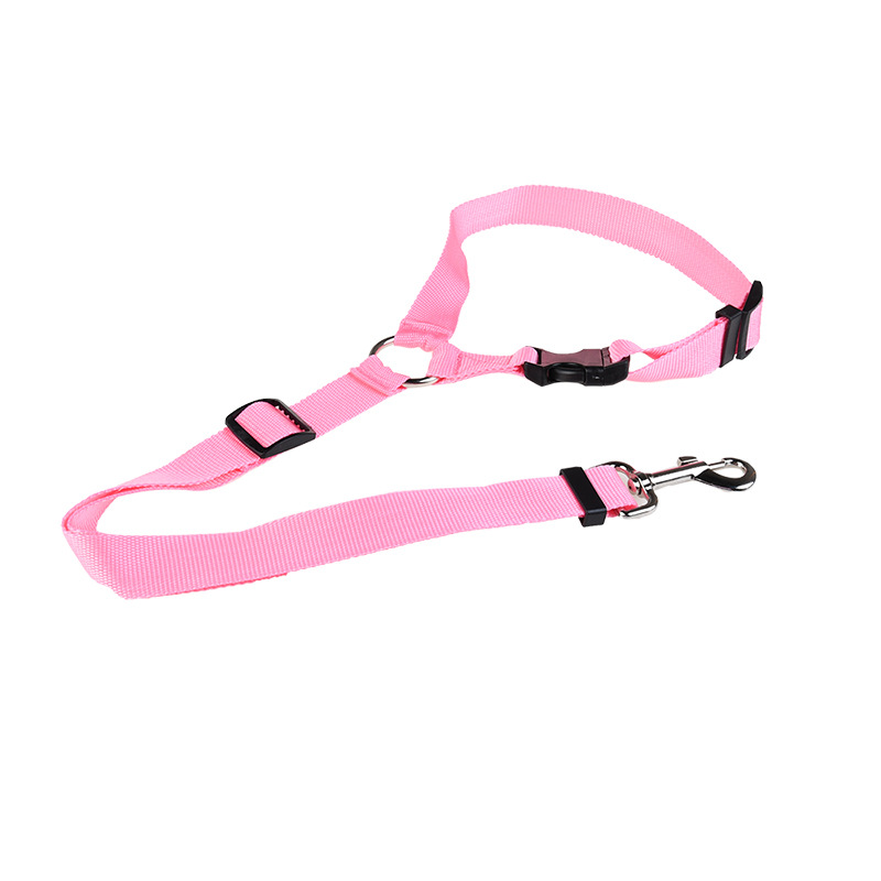 Universele Praktische Hond Kat Pet Veiligheid Verstelbare Autogordel Harness Leash Reizen Clip Strap Lood Autogordel