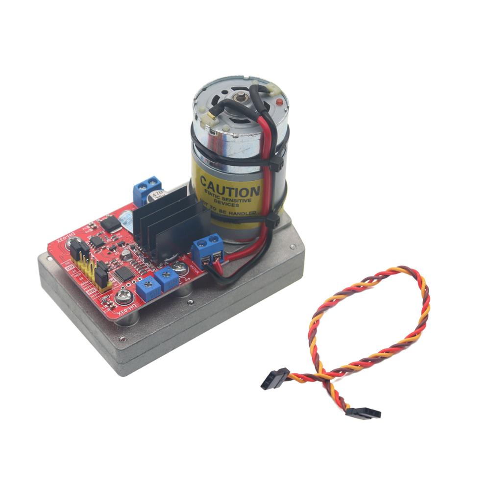 Tzt høyt dreiemoment servo  dc12v 24v 380kg. cm stålgir med potensiometer til robot mekanisk væpne