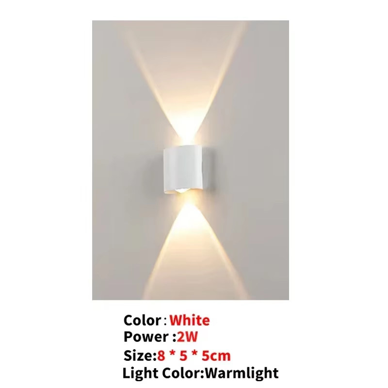 LED Wandlamp AC110V-220V Outdoor Bewegingssensor Licht Waterdichte Wandlamp Veranda Tuin Woonkamer Straat Trap Verlichting