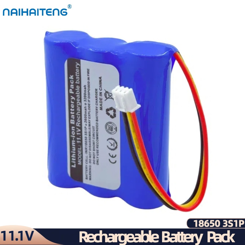 11.1V 10.8V 2600mAh 3200mAh 18650 Li-ion Rechargeable Battery Pack For DOCKIN D Fine 50W HiFi Bluetooth Speaker Backup