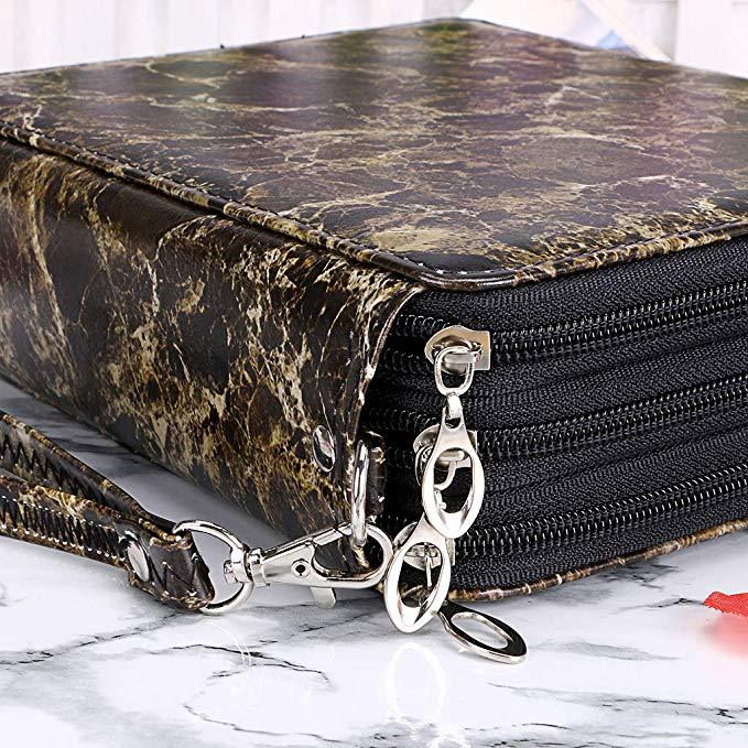 Stort 120 hullers skolepenalhus til pige straffetaske sød kawaii penalhus stor kapacitet patronæske opbevaring brevpapirsæt: Stil 08