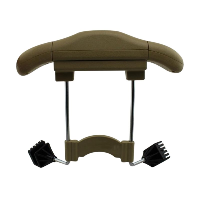 Uchwyt na ubrania samochodowe miękki płaszcz wieszaki powrót podłokietnik robić siedzenia wieszak marynarka od garnituru uchwyt stojak materiały samochodowe: szary