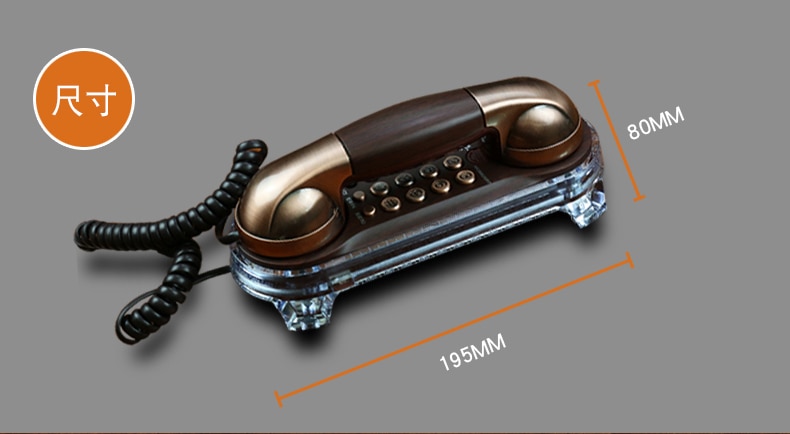 Wall Mounted landline Telephone Corded Antique Retro Telephone For Home