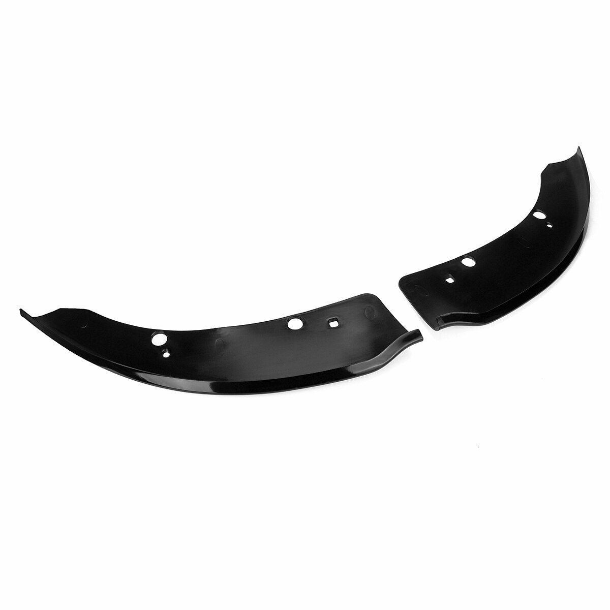 2xCar Front Bumper Splitter Lip Diffuser Spoiler Guard Protector Bumper Deflector Lips For Dodge Charger SRT Scat Pack: Black