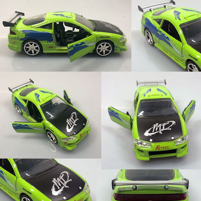 JADA 1/32 Bilancia Modello di Auto Giocattoli 1995 Mitsubishi Eclipse Diecast In Metallo da Auto Giocattolo Modello Per Il Regalo, I Bambini, la Raccolta