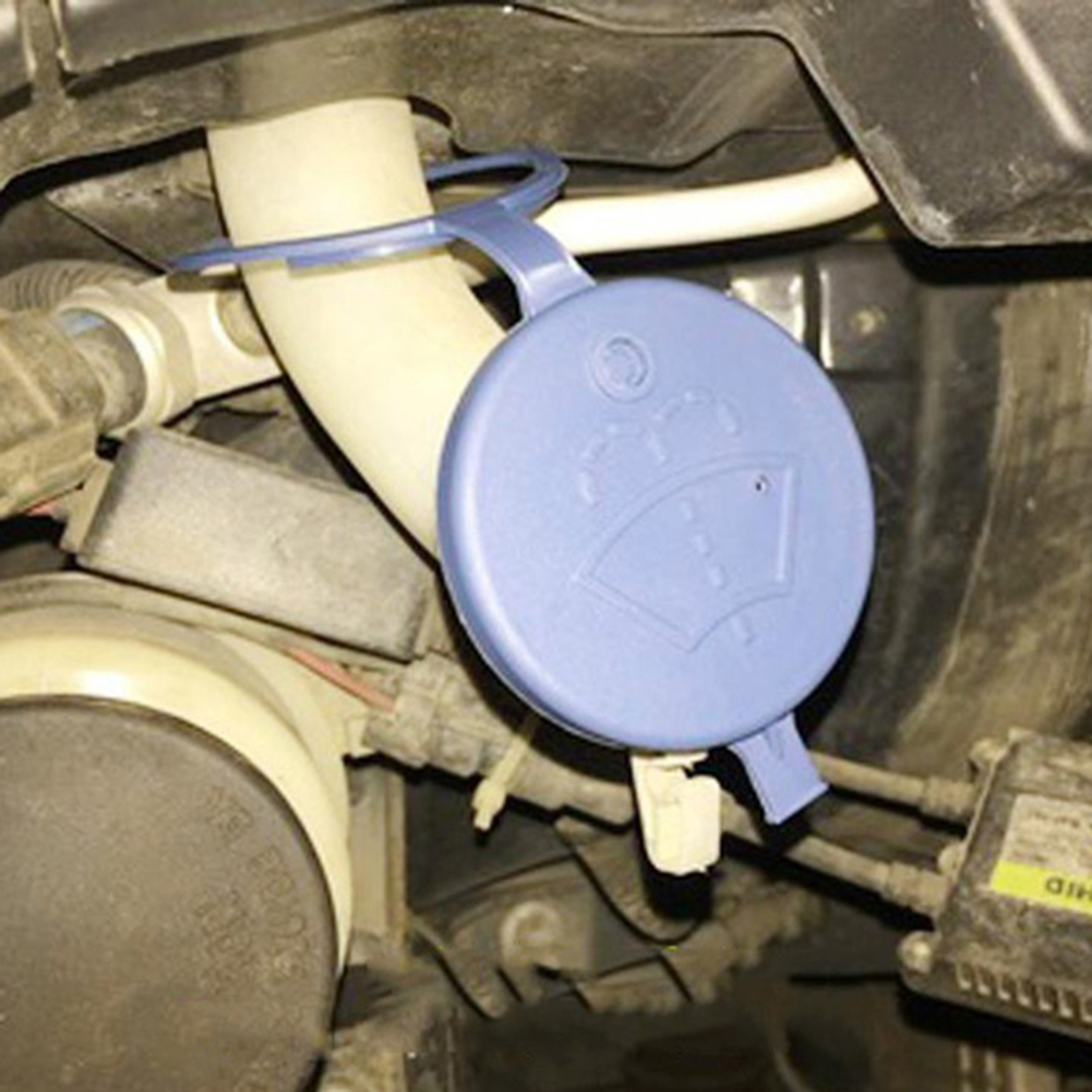 1Stck Universal- Auto Windschutzscheibe Wischer Unterlegscheibe Flüssigkeiten Reservoir Panzer Flasche Topf Abdeckung Kappe Deckel Abdeckung Für Peugeot Citroen Paar blau