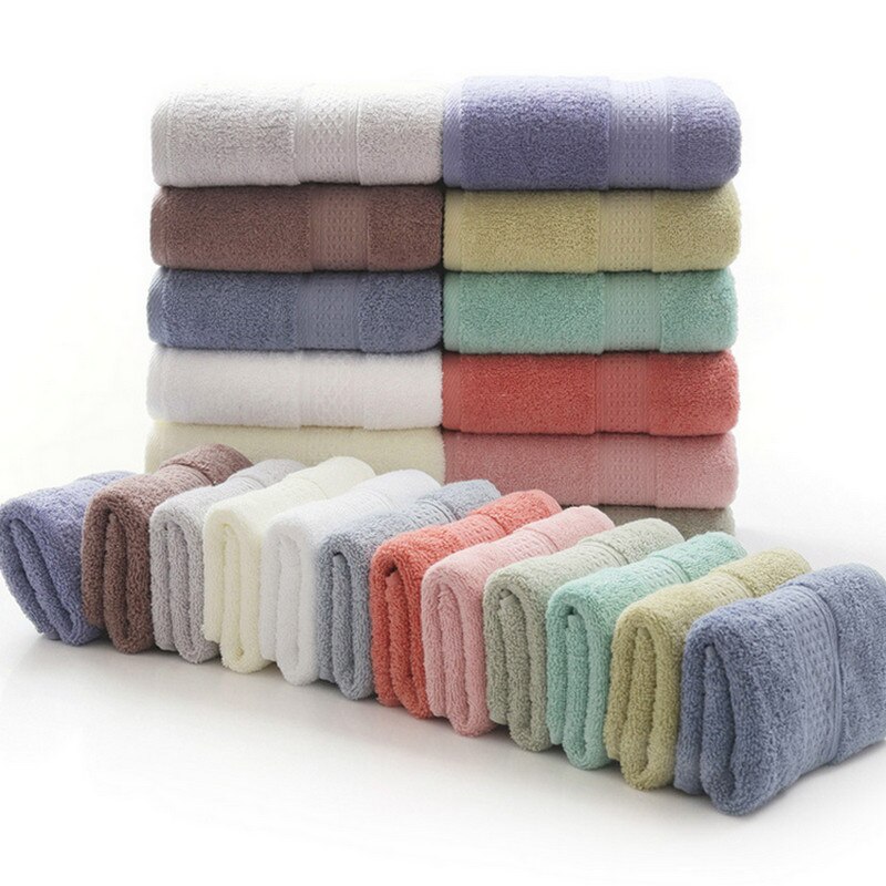 Hudvenligt bomuldshåndklæde superabsorberende håndklæde ikke let falme brugt vask ansigt og hænder voksen unseix tykt badehåndklæde sæt