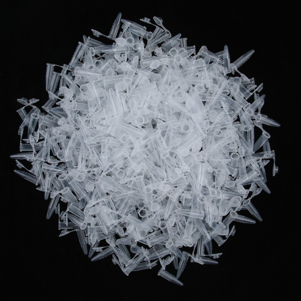 1.5 Ml Conical Microcentrifuge Tube, Graduated, Clear, Plastic, 500