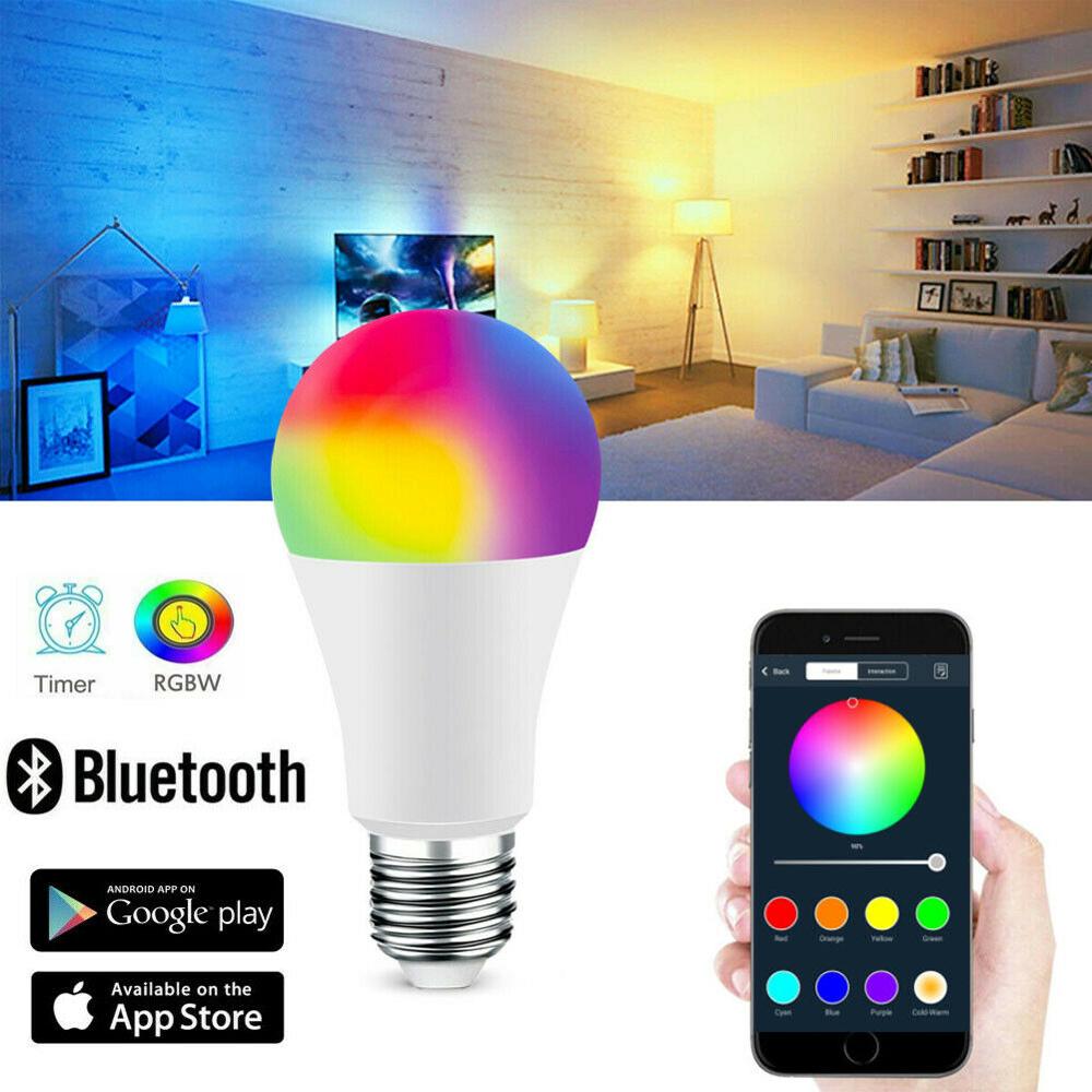 Led Lamp Smart Lamp E27 Lampara Led Smart Light 15W Bombillas Led Bluetooth Rgb Smart Home Leven Dimbare Decoratieve AC85-265V