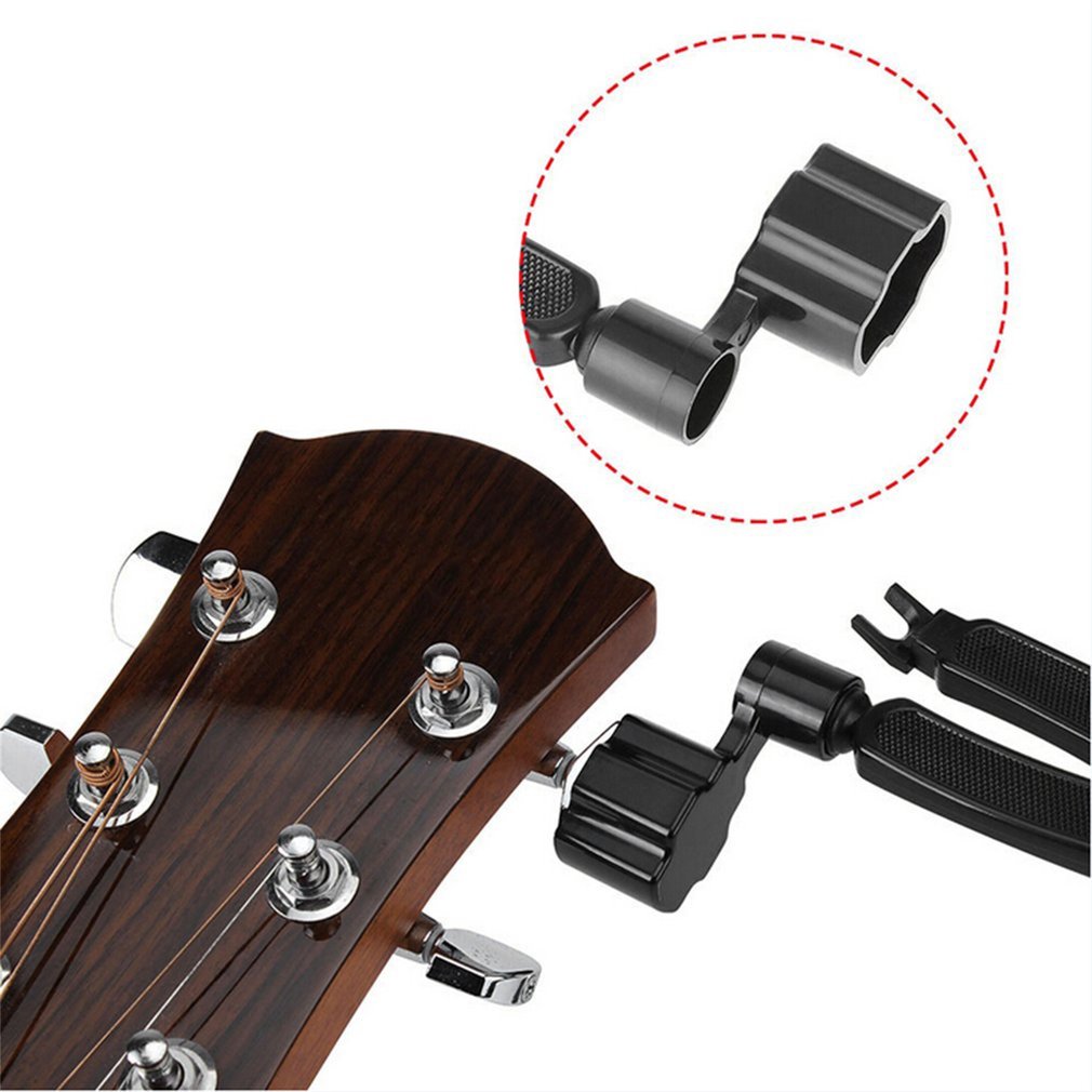 Guitar Tuning Tool 3 In 1 Stringed Instrument Accessories Guitars String Cutter Pin Puller Guitar Winder String Clamp Remover