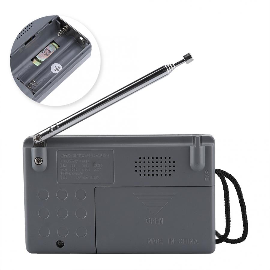 Am/Fm Oude Mode Radio Multifunctionele Mini Pocket Am/Fm BC-R119 Radio Speaker Ontvanger Telescopische Antenne radio Ontvanger