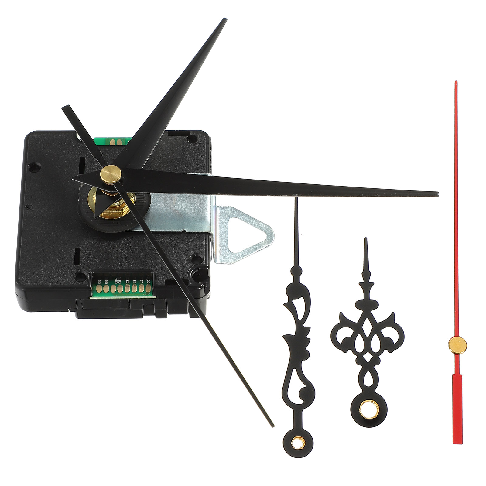 Funkgesteuertes Uhrwerk DCF77 Silent Wall Mechanism Ersatzteile Automatische Zeiteinstellung DIY Reparatur Hoch