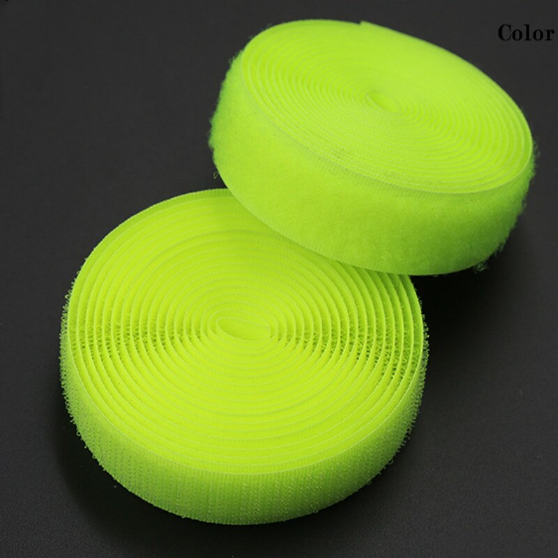2cm wide DIY Hook and Loop No Adhesive Fastener Tape Nylon Button Sewing Garment Bags DIY Magic kneading Patch velcros: 19