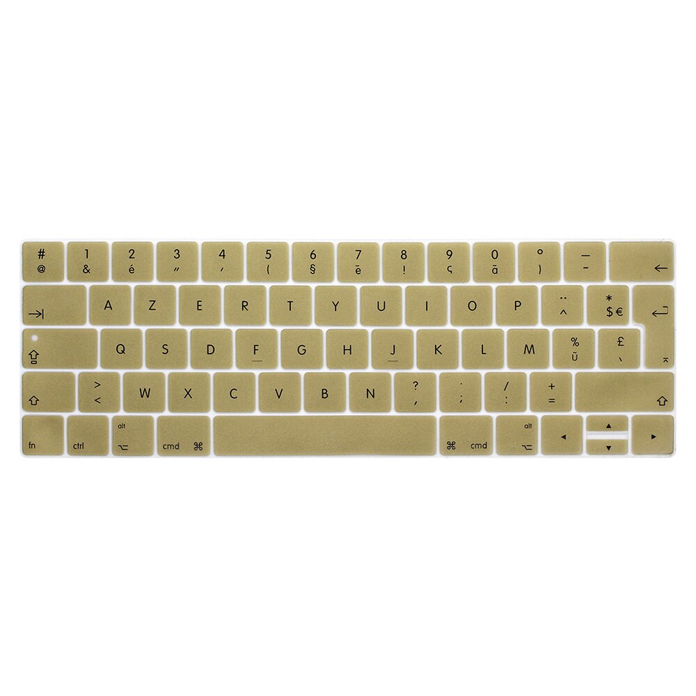Francuski układ osłona klawiatury ue dla macbook touchbar 13 "15" A1990 A1989 A1707 A1706 folia ochronna na klawiaturę laptopa AZERT