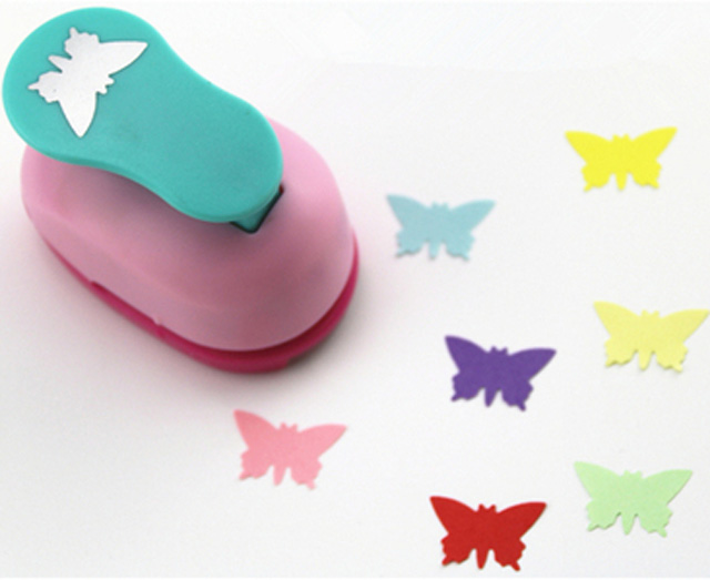 free ship 8mm paper circle cutter paper punch craft perfurador scrapbooking for kids furador diy puncher Embossing Embosser