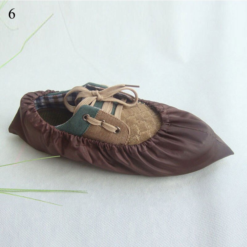 Couvre-chaussures réutilisables chaussures Non tissées clair ménage épais lavable couverture de chaussures d'intérieur résistant à l'usure couvre-pied accessoires de chaussures