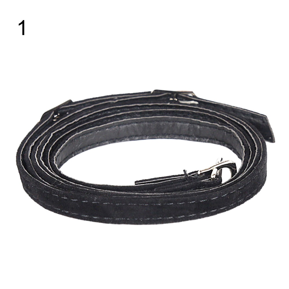 Dames hoge hakken schoenveters pu leer enkel schoenband metalen gespen schoenveters voetverzorging accessoires: Zwart 1