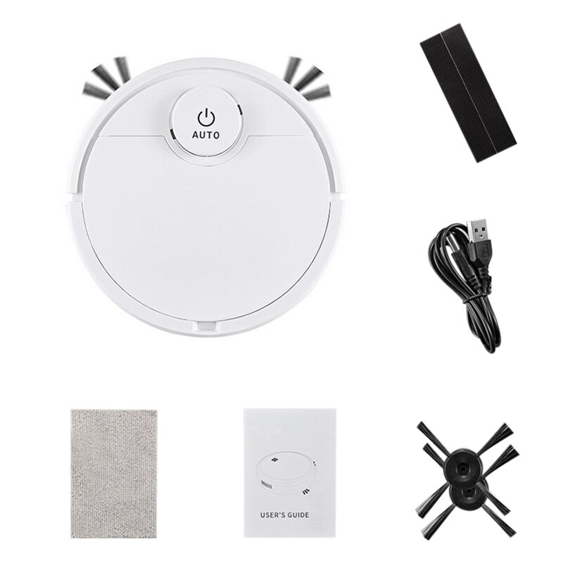 Smart Floor Robot Vacuum Cleaner Touching Rechargeable Thin Vacuum Cleaner 30X30X7cm Hand Push Sweepers TB