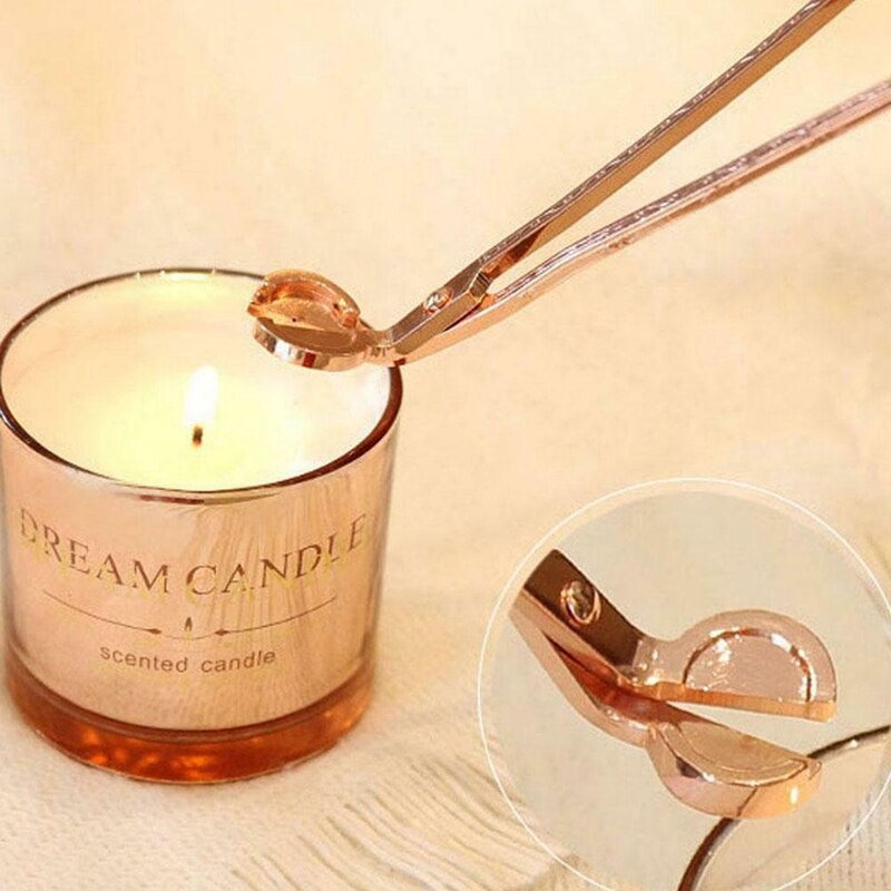 Practical Candle Wick Trimmer Cutter Stainless Wick Clipper Scissor For Trim Wick To Burn Equally Reduces Soot