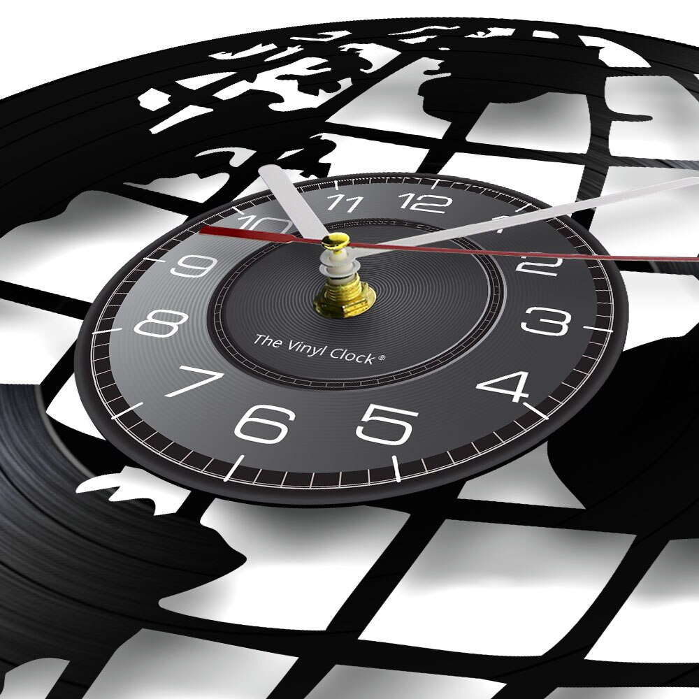 3D Earth Wall Clock Globe Map Home Decor Vinyl Record Wall Clock World Map Interior Modern Clock Housewarming