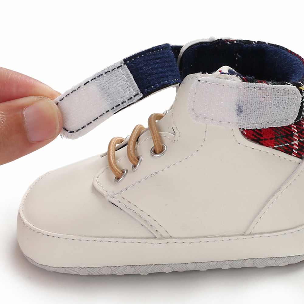 Nyfødt baby krybbe sko nyfødt spædbarn småbørn drenge piger blød sål sko anti-skrid krybbe blød sål sko sneaker prewalker