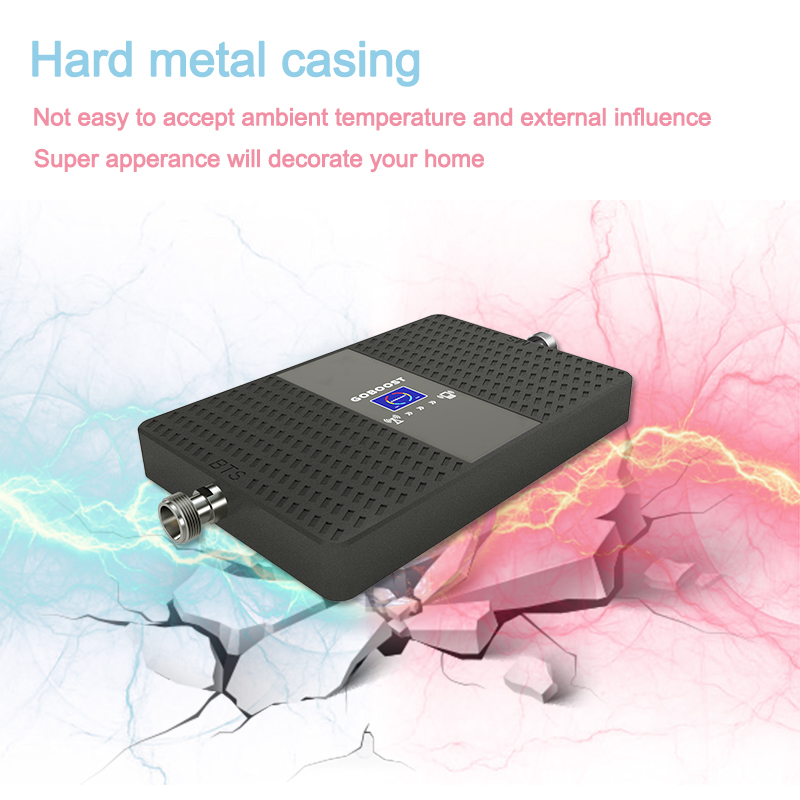 2G 3G LTE 70dB cellular signal booster amplifier 850 1900mhz CDMA 850mhz mobile phones signal booster lcd display repeater -