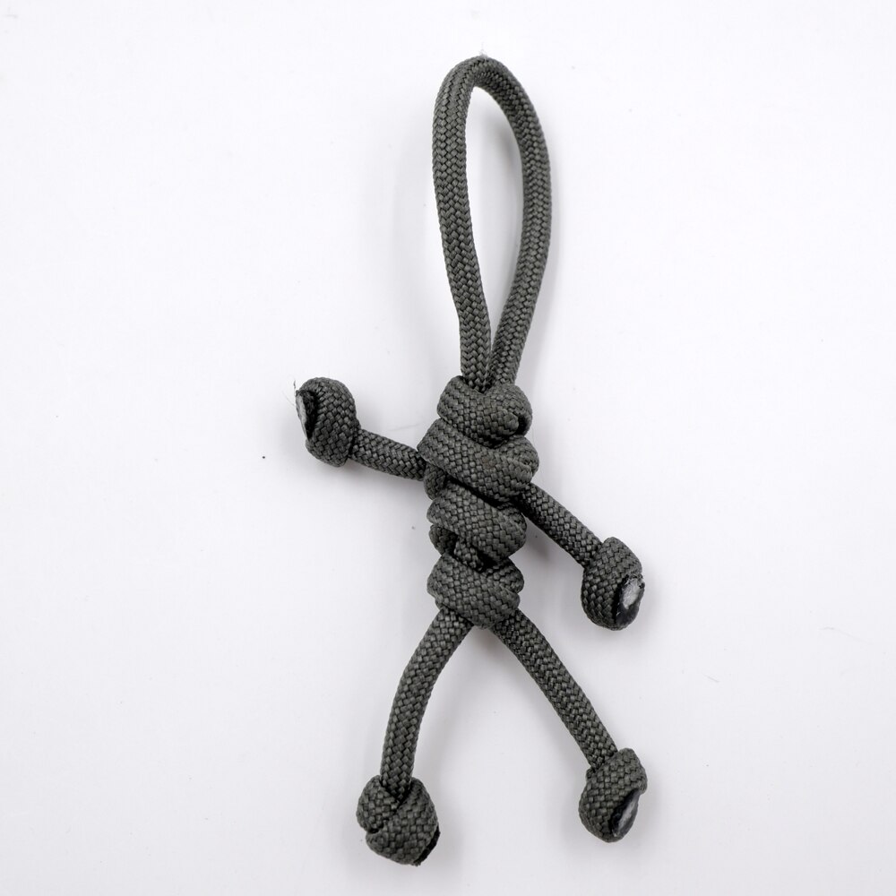 Paracord Buddy Keychain Ultra Portable Novelty Handmade Carabiner Accessories 550 Parachute Cord for Scooters Cars Key Holder: No.30 Dark Gray