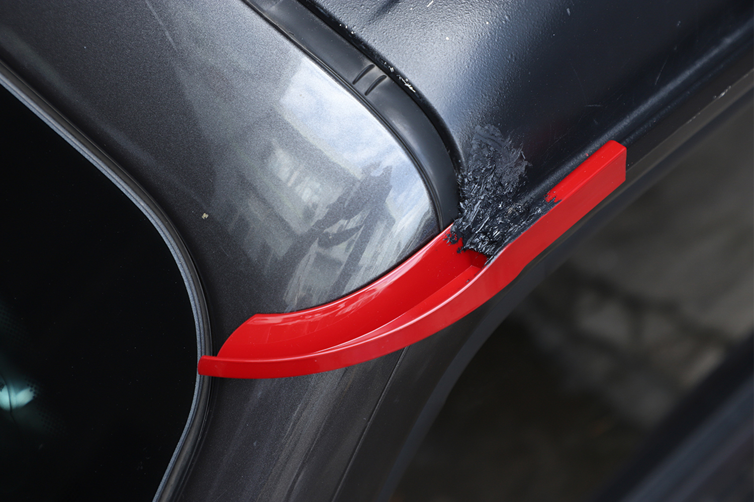 Roof Rain Water Gutter Extensions Diversion Channel for Jeep Wrangler JL Gladiator JT Car Accessory ABS Red