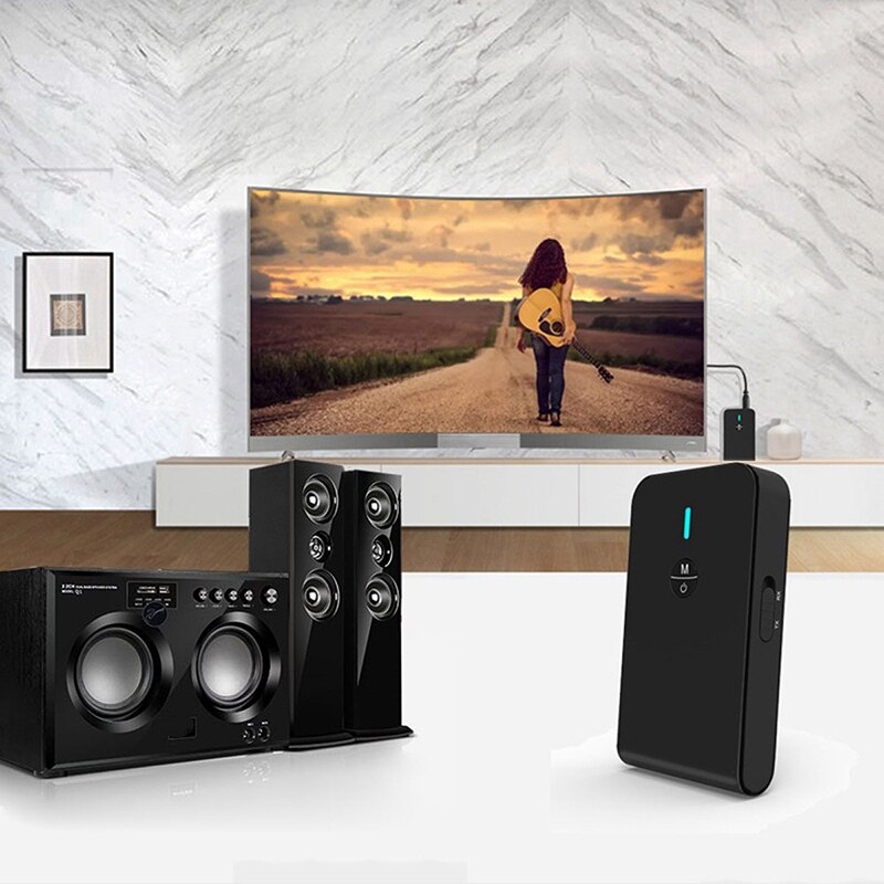 Bluetooth 5.0 adapter trådløs bluetooth o sender modtager til pc tv bil 3.5mm aux musik modtager sender