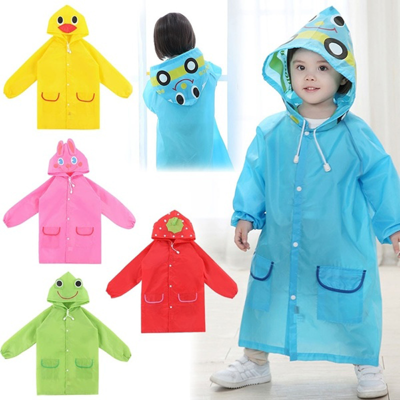 1Pcs Cartoon Dier Stijl Waterdicht Kids Regenjas Voor Kinderen Regenjas Regenkleding Regenpak Student Dier Stijl Regenjas