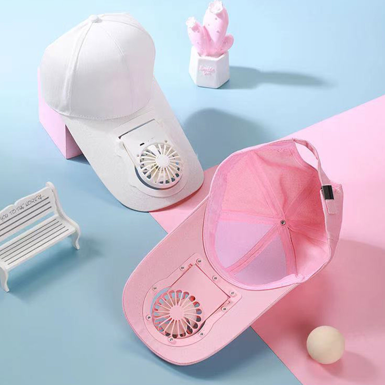 Sommer-Ventilator-baseballkappe mit usb-ladefunktion, atmungsaktivem sonnenschutz und sonnenschutz – Ideal zum angeln und für andere sommersportarten Ich bin freien.